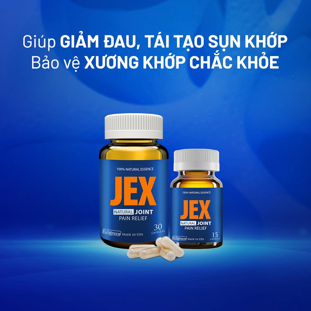 Viên uống JEX giảm đau, bảo vệ xương khớp (60 viên)