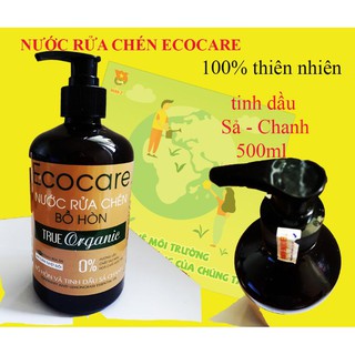 Nước rửa chén organic tinh dầu bồ hòn hương Sả Chanh