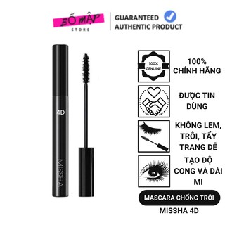 [SALE] [CAM KẾT 100% CHÍNH HÃNG] Chải Mi Mascara Missha The Style 4D 7g Hàn Quốc Giúp Mi Dày Dài Và Cong Hơn