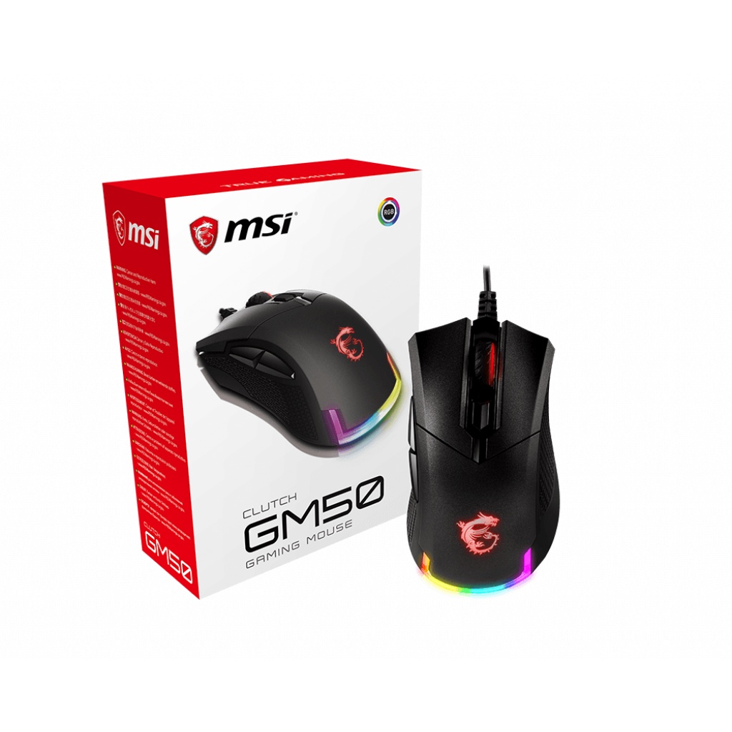 Chuột Gaming MSI CLUTCH GM50 - Hàng Chính Hãng