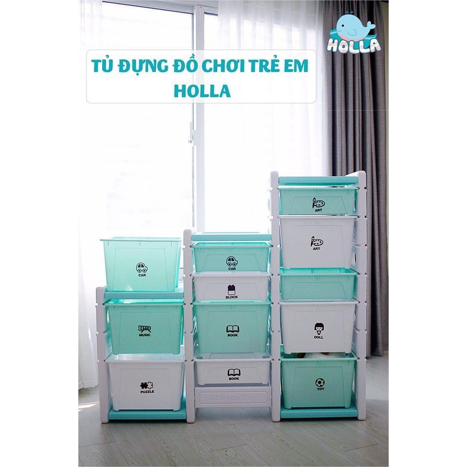 [CHÍNH HÃNG] Tủ nhựa, kệ đa năng HOLLA 11 ngăn 3 tầng | BigBuy360 - bigbuy360.vn