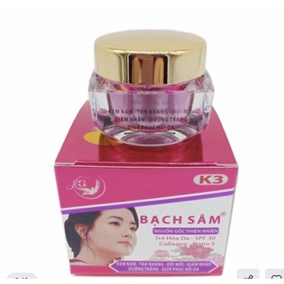 (K3) Kem nám tàn nhang Bạch sâm K3 Xóa tàn nhang Đồi mồi Chống nhăn Dưỡng trắng Phục hồi da 18g