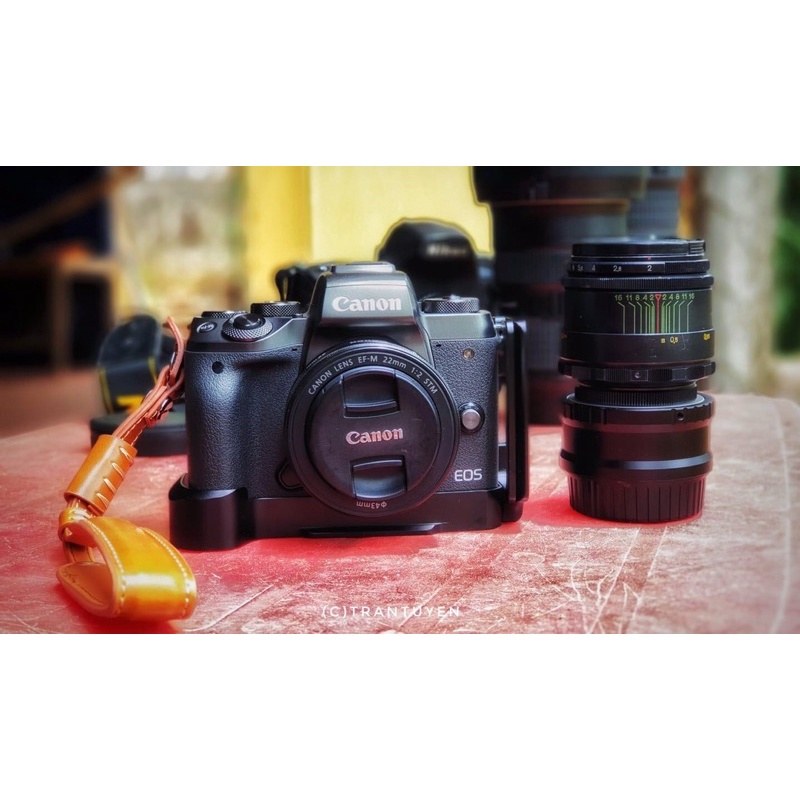 L-Plate (Khung thép bảo vệ) cho máy ảnh Canon EOS M5/M50