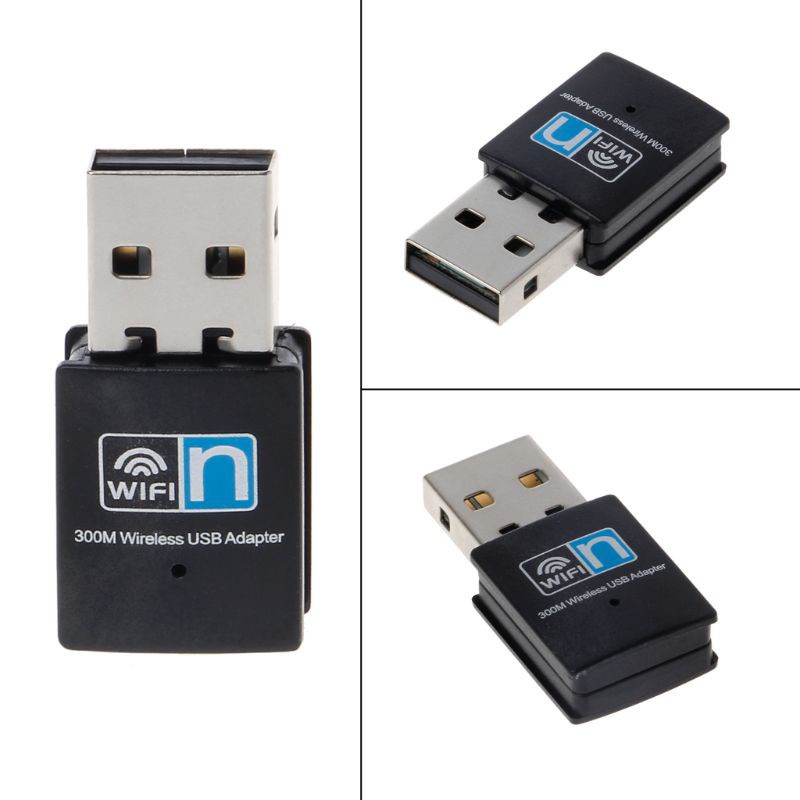 Usb Wifi Mini 300mbps Rtl8192 802.11 N / G / B Wi Fi Lan Cho Laptop / Máy Tính Bàn