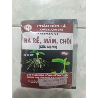 Phân bón lá ra rễ, mầm, chồi cực mạnh toponsu thế hệ mới gói 20g