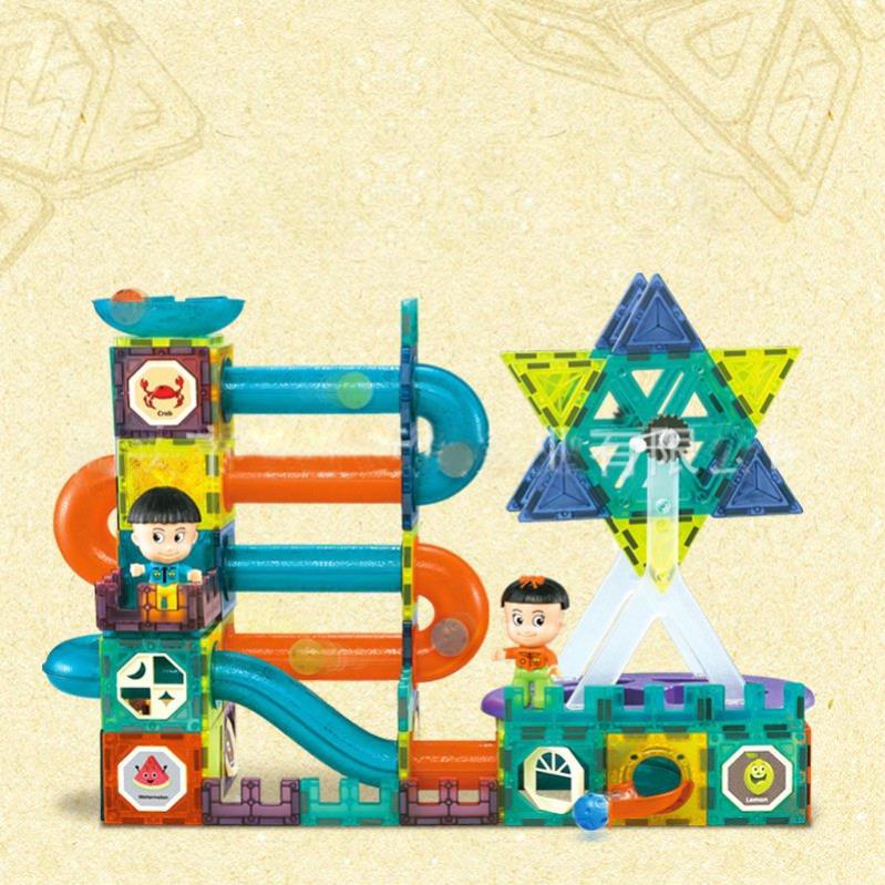 Lego xếp hình nam châm nhiều chi 42,54,62,68 chi tiết nắp ghép giúp bé phát triển trí tuệ