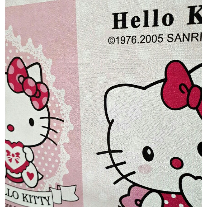 Cuộn 10m giấy dán tường BỘ SƯU TẬP KITTY khổ rộng 45cm
