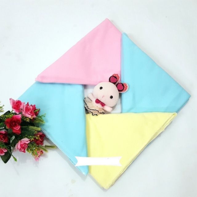 10 Chiếc Tã Chéo Cotton Màu Cho Bé Sơ Sinh Loại To
