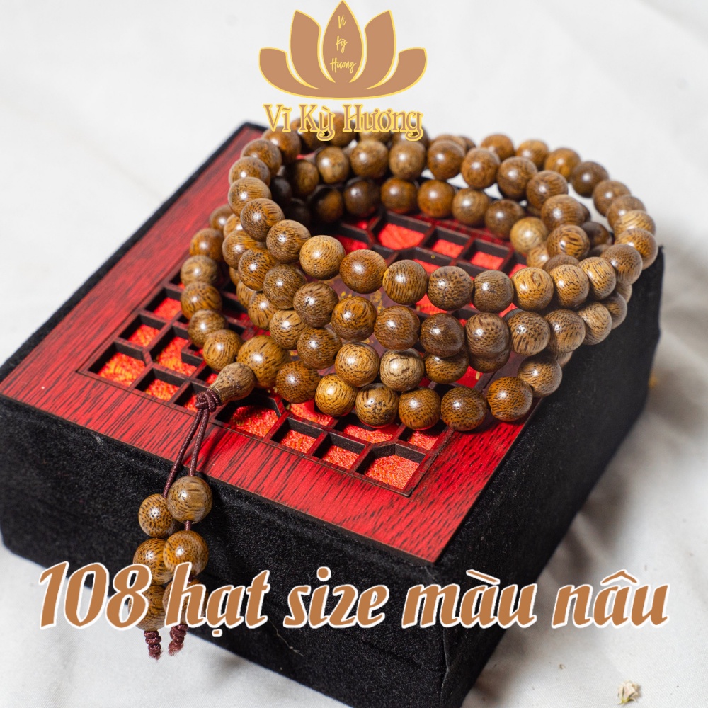 Vòng Tay Trầm Hương 108 Trầm Tốc Việt - Hạt Trầm Hương Tự Nhiên Hàng Núi Rừng Quảng Nam Size 6mm 8mm Vĩ Kỳ Hương | BigBuy360 - bigbuy360.vn