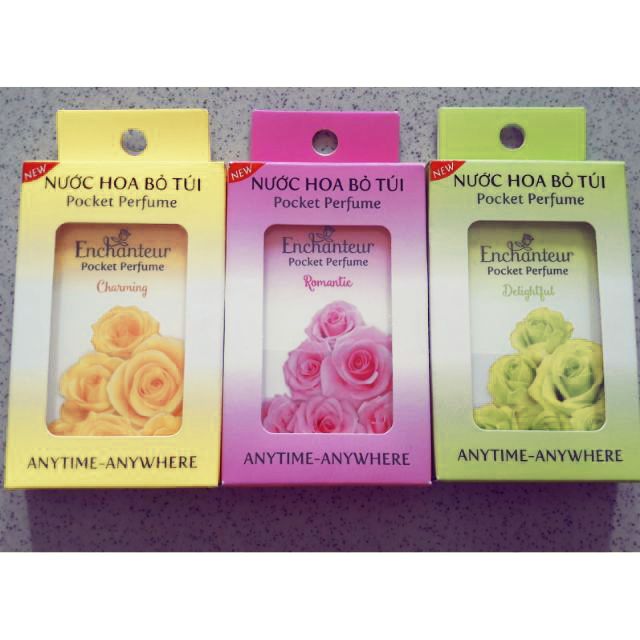 (18ml) Nước hoa bỏ túi Enchanteur 3 mùi hương