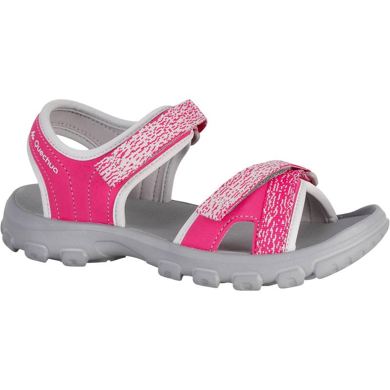 Giày sandal leo núi dã ngoại Decathlon QUECHUA Hike 100 cho bé gái size 32/33