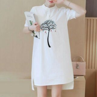 Đầm suông họa tiết xinh quá