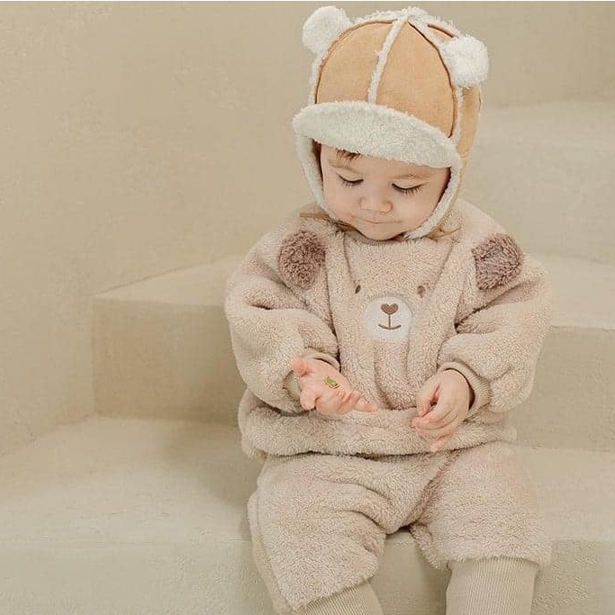 Quần Áo Mùa Đông Cho Bé Hình Gấu Siêu Xinh