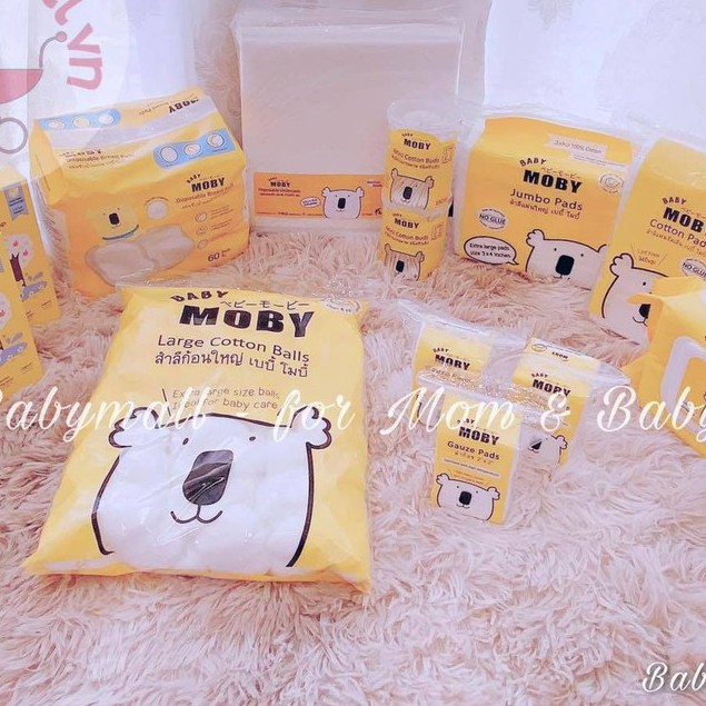 Bông viên đa năng MOBY tự nhiên và an toàn cho mẹ và bé