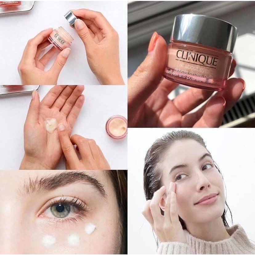 Kem mắt Clinique All About Eye Cream 5ml, 15ml tách set nobox