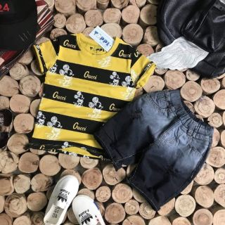 Combo 4 set jean bé trai