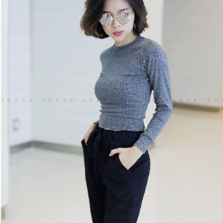 Áo croptop body tay dài AGE2X.
