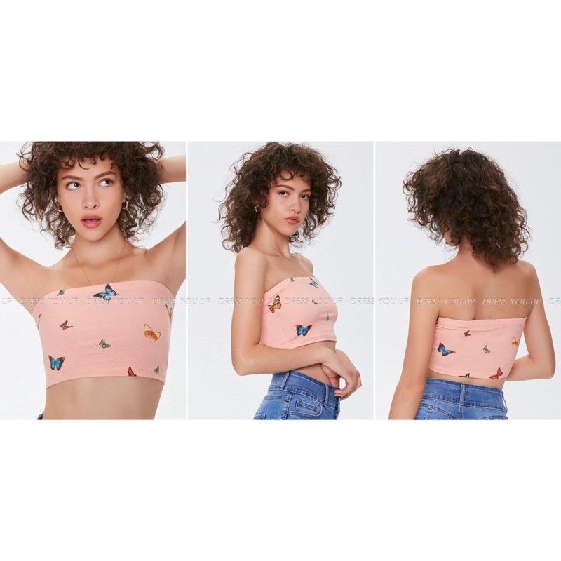 Áo tube croptop F21