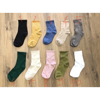 Tất cao cổ nhiều màu basic