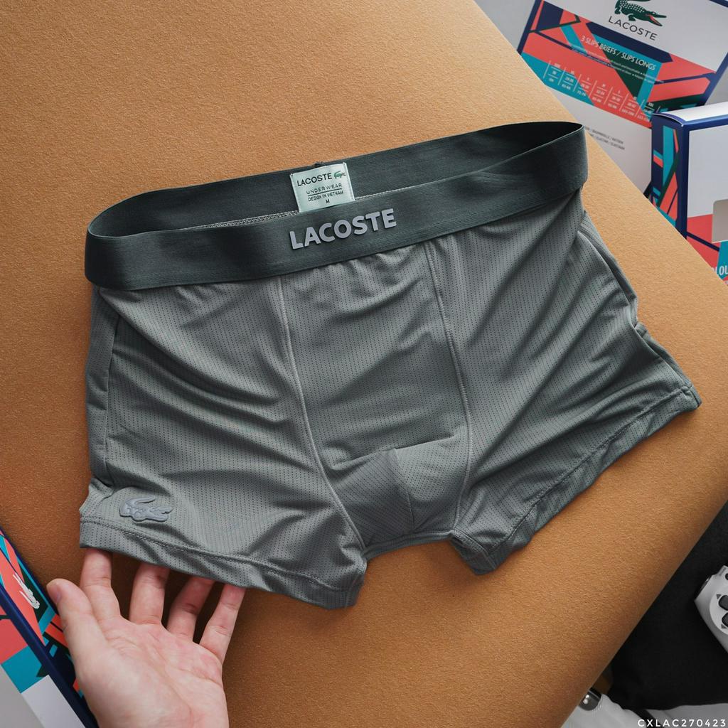 Quần lót boxer nam, quần sịp đùi lưới lạnh, đai lưng xịn BX2