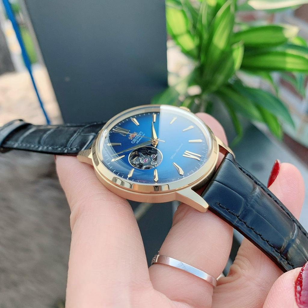 Đồng Hồ Nam Orient Automatic Lộ Cơ , Dây Da , Size 40mm