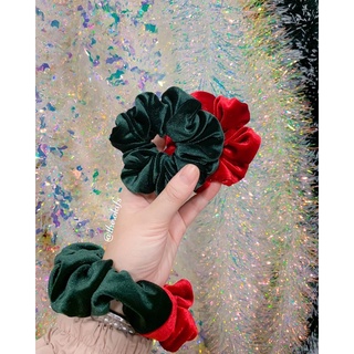 Dây buộc tóc Scrunchies Nhung mềm mịn