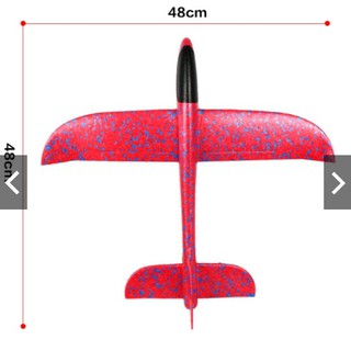 Máy bay xốp size to 48cm (giao màu ngẫu nhiên)