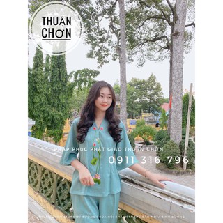 Đồ đi chùa vài lụa / Đồ lam vải mịn ( THUẬN CHƠN STORE)