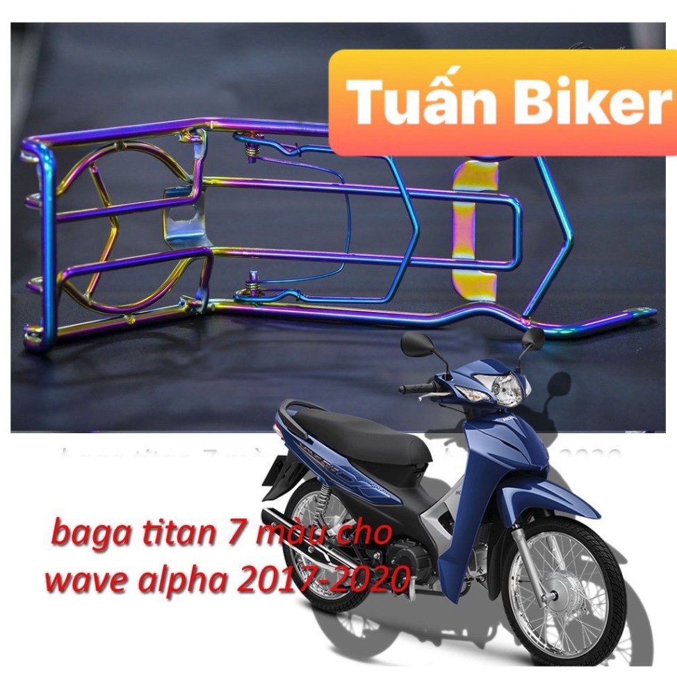 Baga Xe Máy Wave , Dream 7 màu titan Đời 2012 -2020