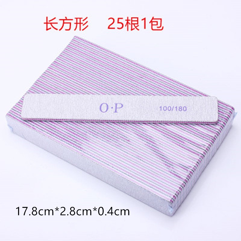 Dũa Móng Tay Hai Mặt Màu Xám Chống Mài Mòn