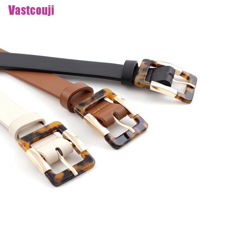 Thắt Lưng Da Mềm Họa Tiết Da Báo Thời Trang Cho Nữ