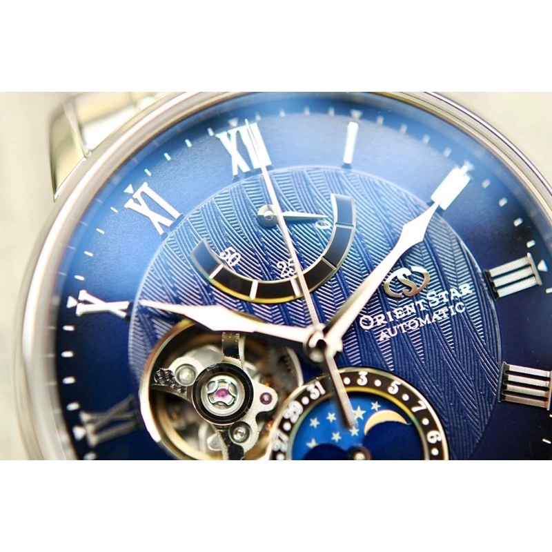 ĐỒNG HỒ NAM CHÍNH HÃNG Orient Star RE-AY0103L00B Moon Phase Automatic