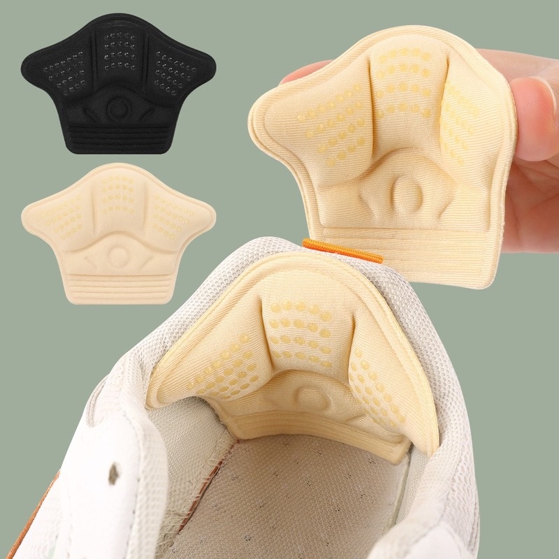 Bộ 2 Miếng Dán Gót Chân Bằng Xốp Mềm Chống Trượt Chống Mòn Hình Vương Miện