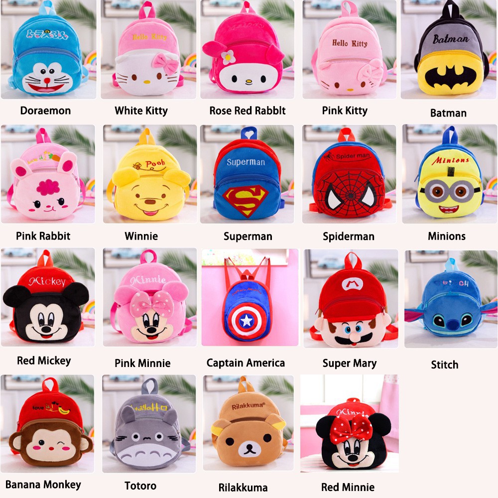 DISNEY Balo Hình Hello Kitty Nhồi Bông Đáng Yêu Dành Cho Trẻ