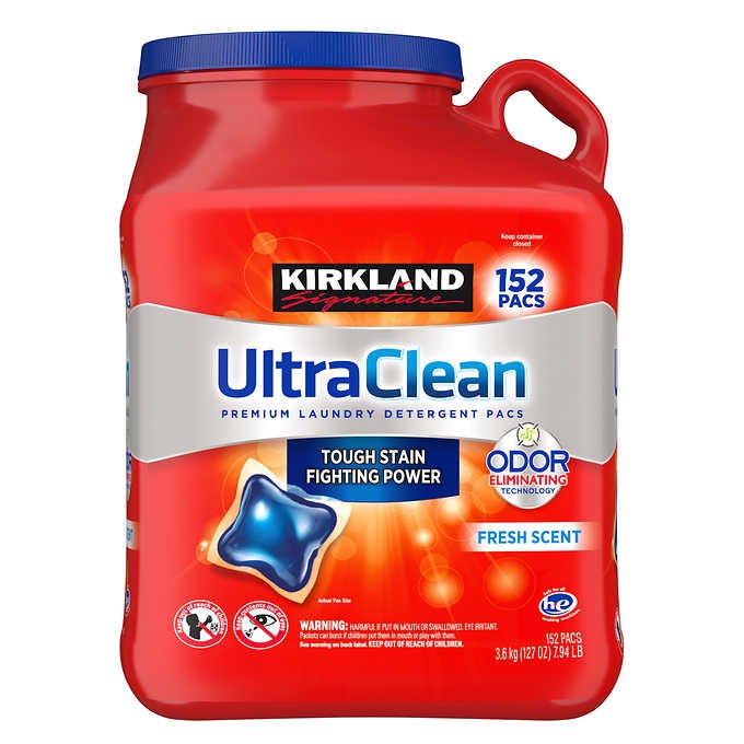 Viên Giặt Kirkland Ultra Clean 152 Viên Nhập Từ Mỹ