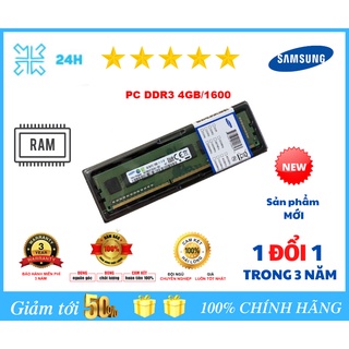 Ram PC Samsung-Hynix DDr3 4gb/1600- Chính Hãng-Bh 3 năm đổi mới-Ram 4gb, Ram máy bàn