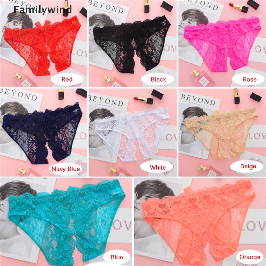 Quần Lót Ren Hở Đáy Quyến Rũ Thời Trang Cho Nữ