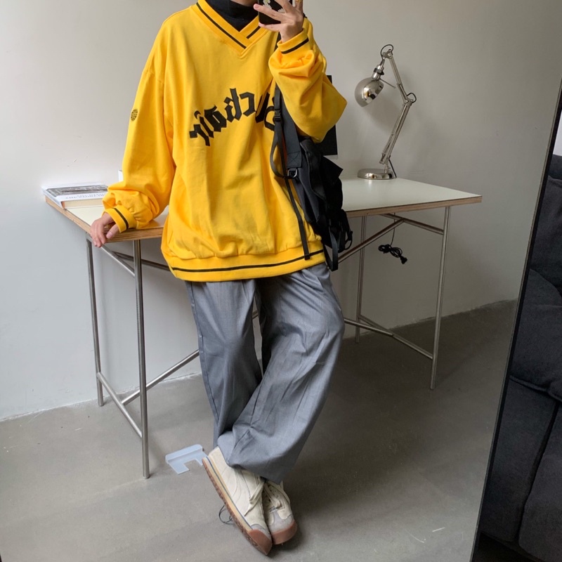 THANH LÍ 200 ÁO SWEATER NỈ BLACK AIR VÀNG