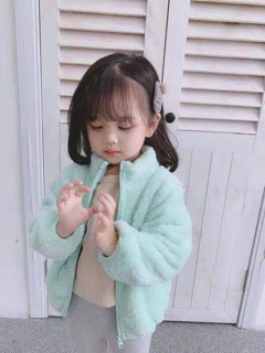 Áo khoác lông cừu cho bé trai/ bé gái
