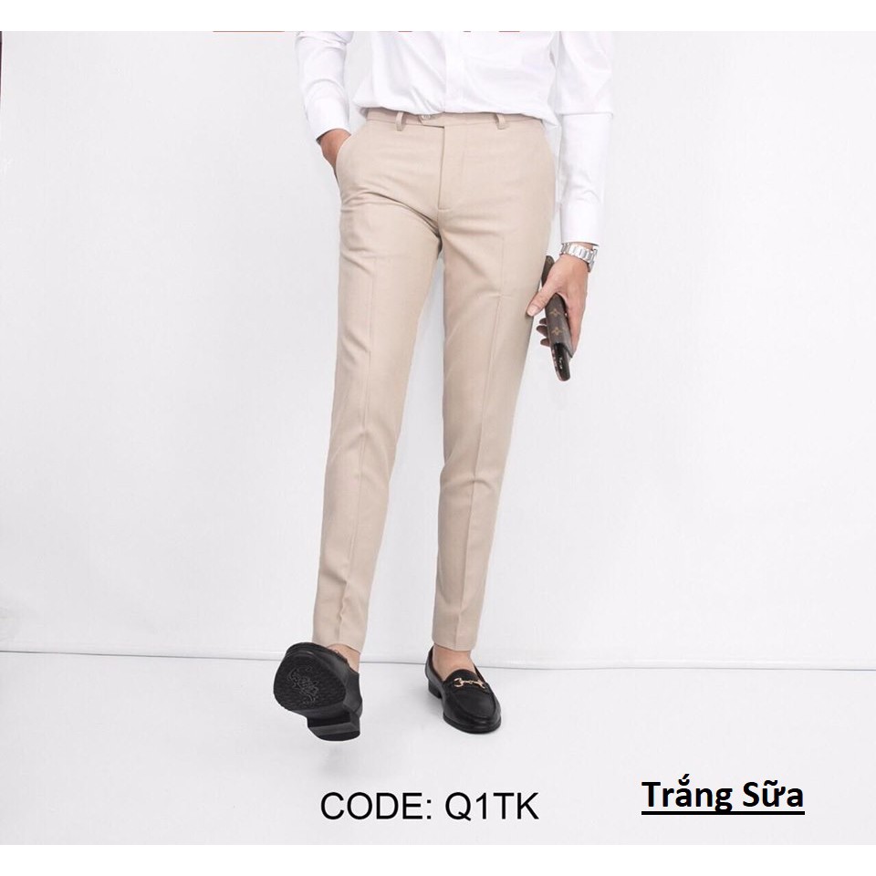 Quần Tây Nam - Quần Âu Nam Chất Liệu Cotton Mềm Mịn Trơn - QA01 | BigBuy360 - bigbuy360.vn