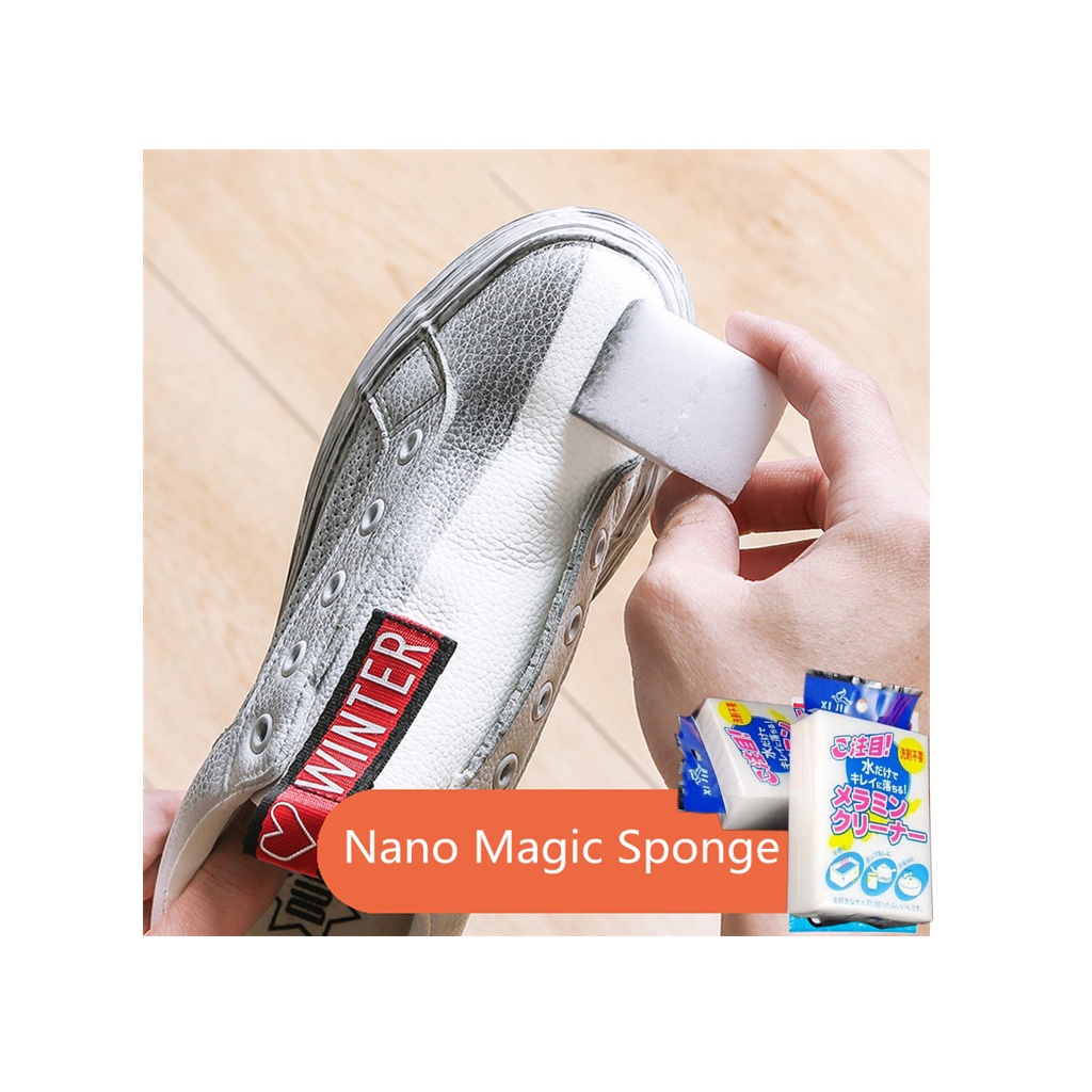 Miếng bọt biển Nano làm sạch giày đa năng phong cách Nhật Bản