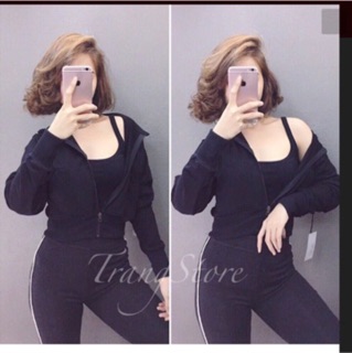 Áo Khoác Croptop Siêu Hot Cá Tính