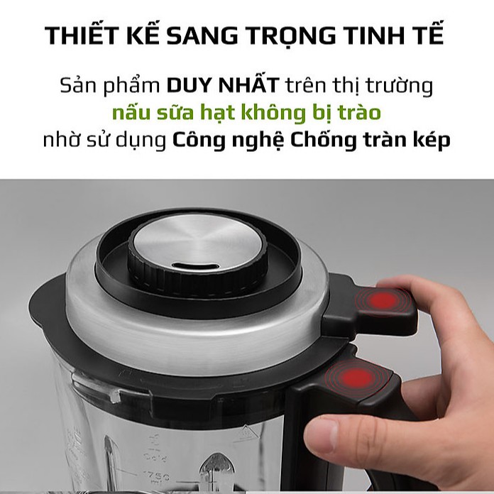 Máy Làm Sữa Hạt Đa Năng OLIVO X20 - Sữa Đậu Nành - Xay Sinh Tố 🔥 Tặng Sách 100 Công Thức Sữa Hạt 🔥 [Bảo Hành 24 Tháng]