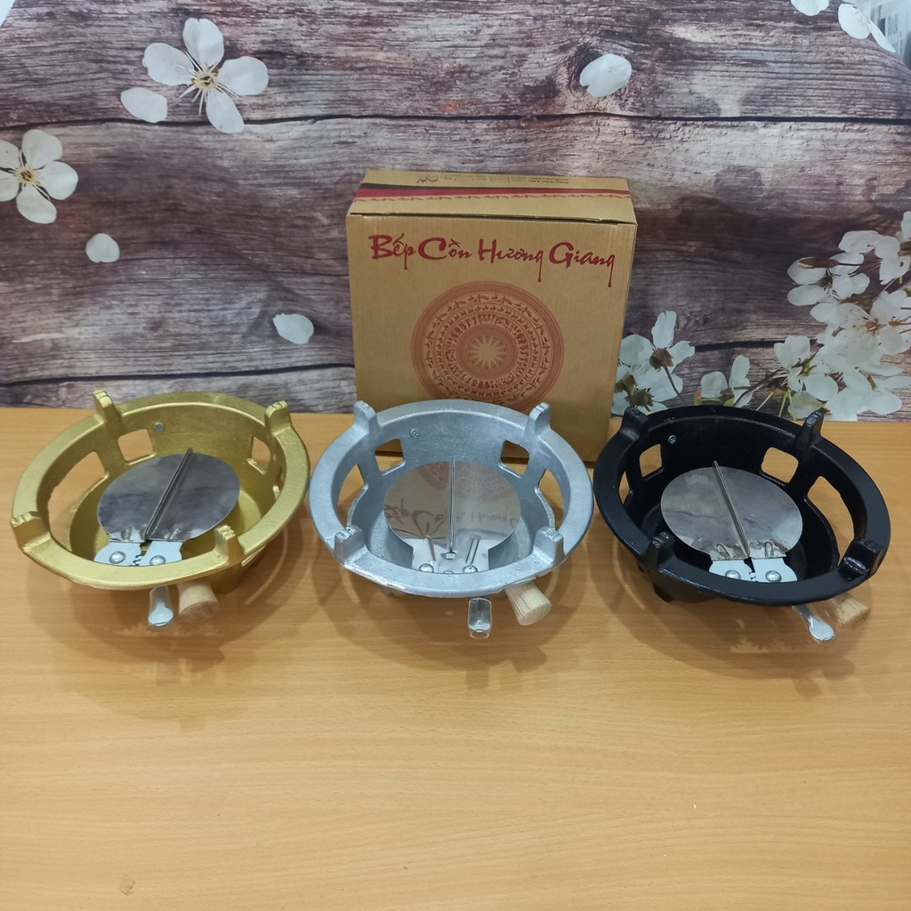 Bếp Cồn ⚡Hugia ⚡ Bếp Cồn Đúc Hợp Kim Nhôm Hình Tô