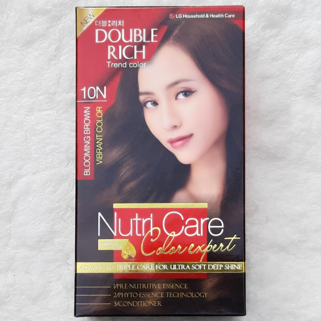 Thuốc Nhuộm Tóc Double Rich 10N Nâu hạt dẻ