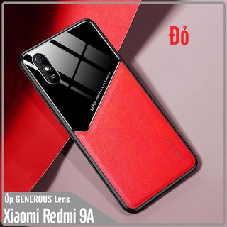 Ốp lưng cho Xiaomi Redmi 9A gương da GENEROUS