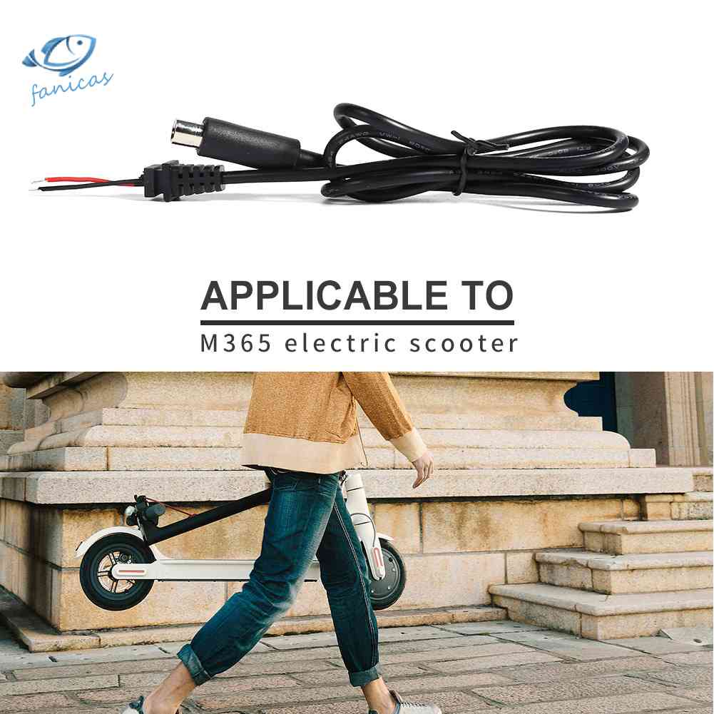 Dây Cáp Sạc 42V 2A DC 8mm Cho Xe Điện M365