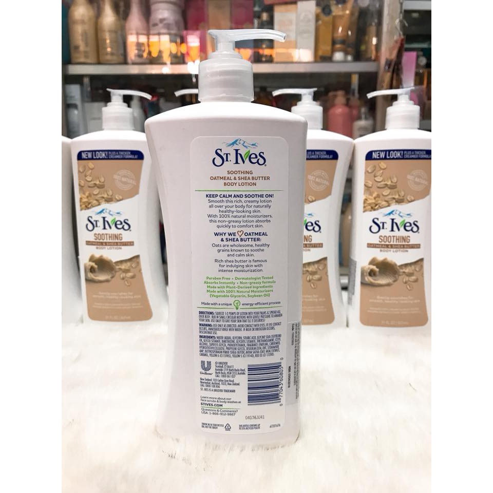 (USA - 621ML) Sữa Dưỡng Thể ST.IVES Chính Hãng Công Ty