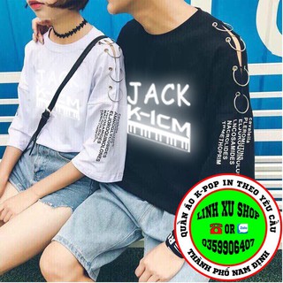 áo khuyên vai JACK K-ICM tay lỡ phản quang in theo yêu cầu