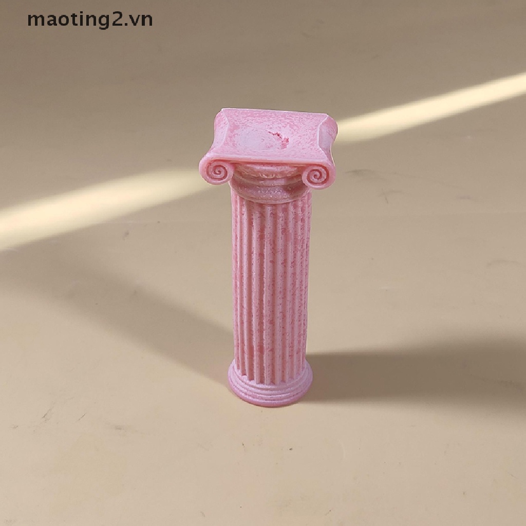 Khuôn silicon làm đèn cầy thủ công hình cột la mã